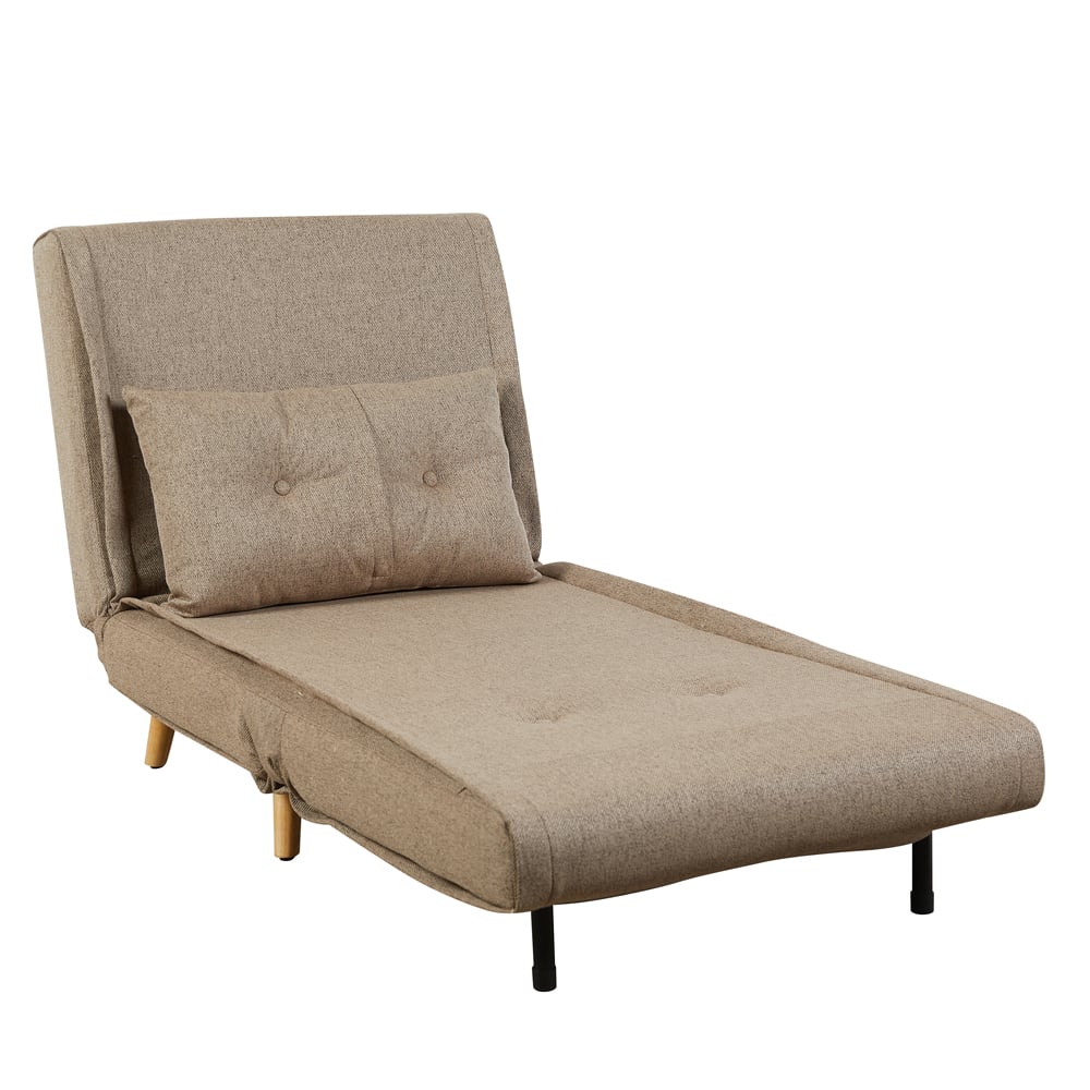 Ivorel Fabric Sofa Bed in Wheat