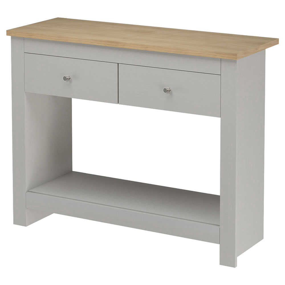 Ixonel Wooden Console Table in Grey Oak