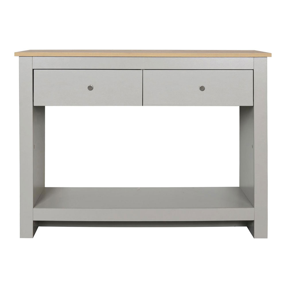 Ixonel Wooden Console Table in Grey Oak