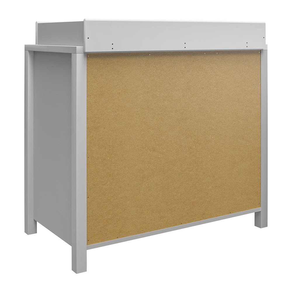 Ixtano Wooden Chest Of 3 Drawers in Grey