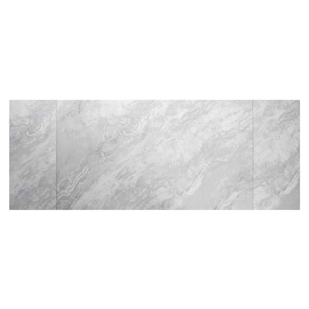 Ixtaro Ceramic Extending Dining Table in Grey Gloss