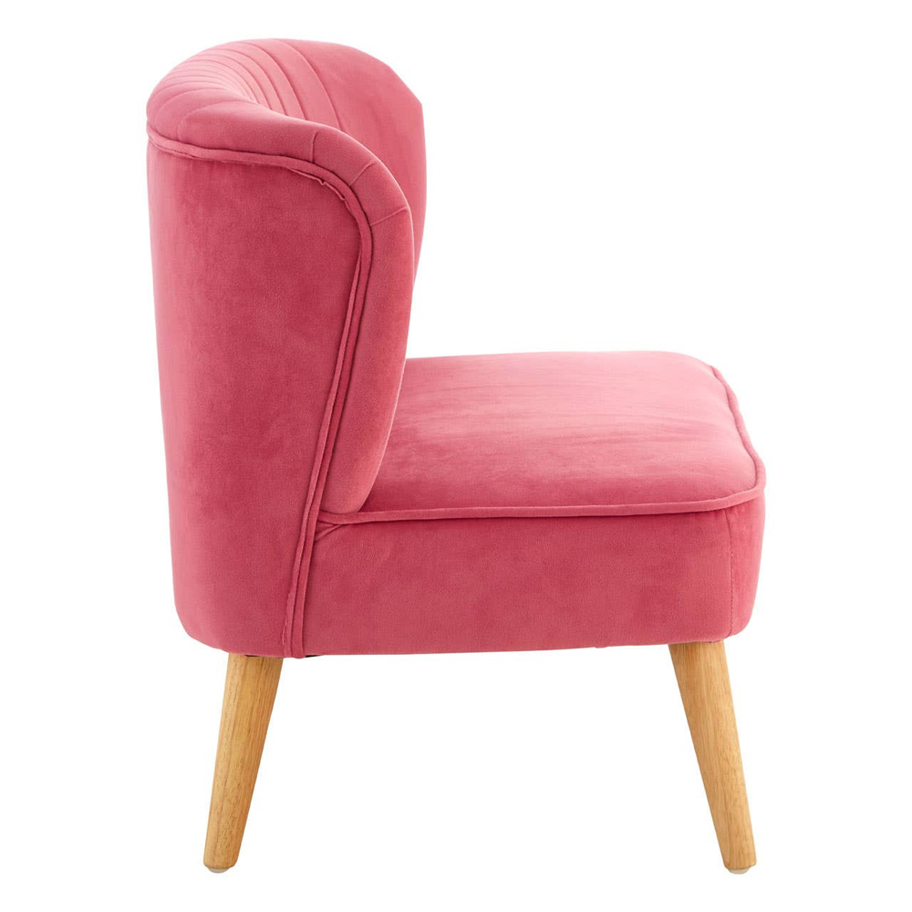 Izeno Velvet 2 Seater Sofa in Pink