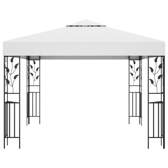 Jack 3m x 3m Gazebo In White With LED Lights