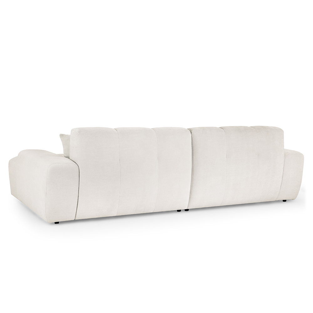 Jackson Fabric Right Hand Corner Sofa In Beige