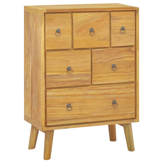 Read more about Jacop solid teak wood chest of 6 drawers in natural