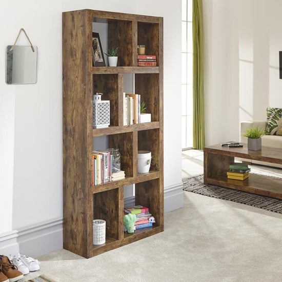 Product photograph of Jawcraig Tall Open Display Stand Unit With Shelves from Furniture in Fashion