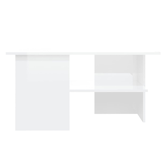Jalie High Gloss Coffee Table With Undershelf In White_4