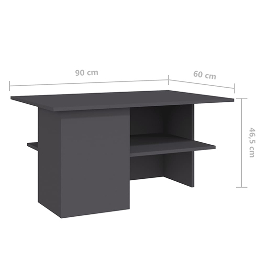 Jalie Wooden Coffee Table With Undershelf In Grey_5