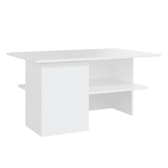 Jalie Wooden Coffee Table With Undershelf In White_3