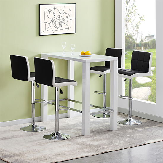 Jam Rectangular Glass Top High Gloss Bar Table In White_4