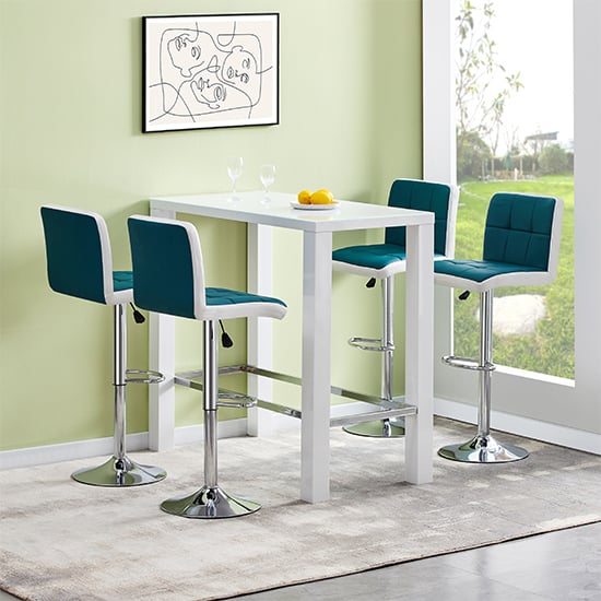 Jam Rectangular Glass Top High Gloss Bar Table In White_6