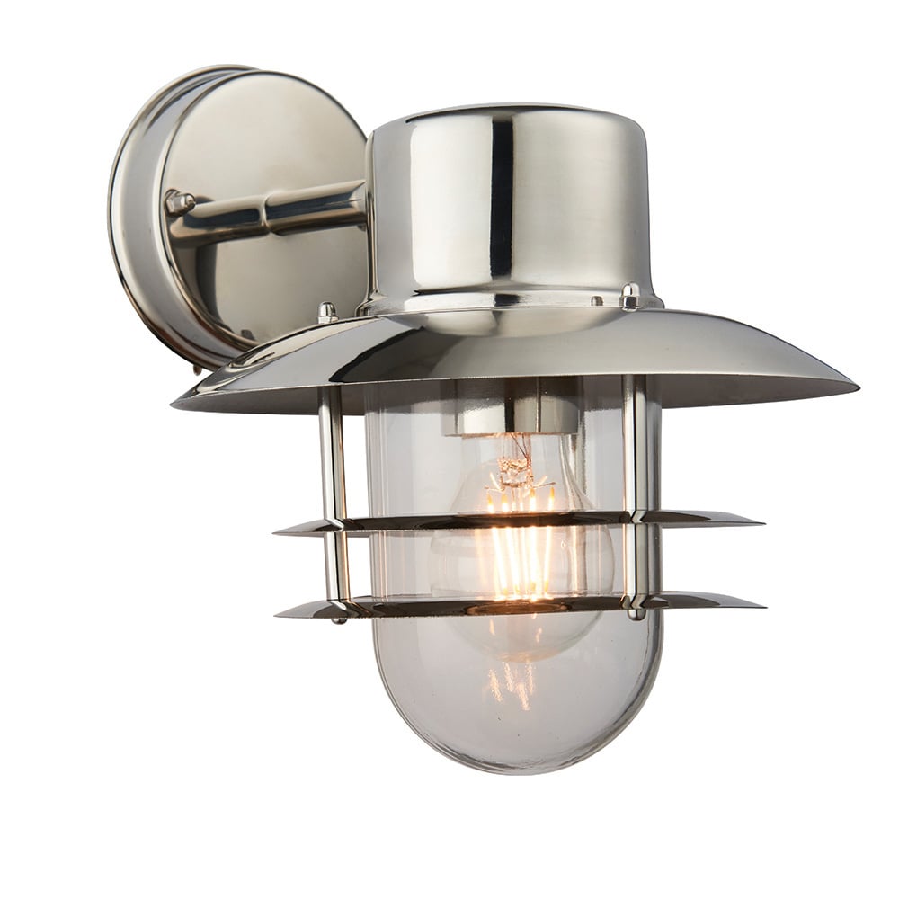 Read more about Jamaica stainless steel wall light in silver