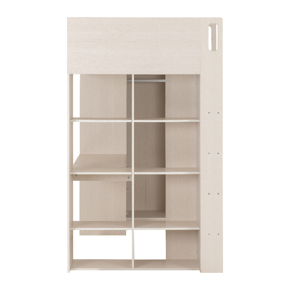 Jamaica Wooden Childer Sleeper Bed With 3 Drawers In White Grey