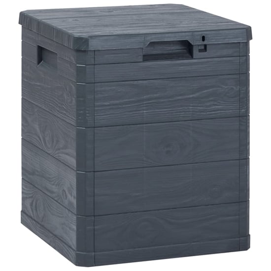 Product photograph of Janya Plastic Garden Storage Box In Anthracite from Furniture in Fashion