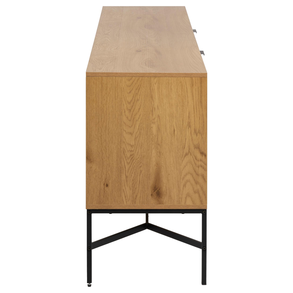 Japar Wooden Sideboard With 2 Doors 1 Drawer In Matt Wild Oak