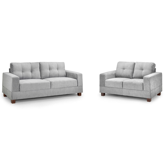 Photo of Jared fabric 3 + 2 seater sofa set in grey