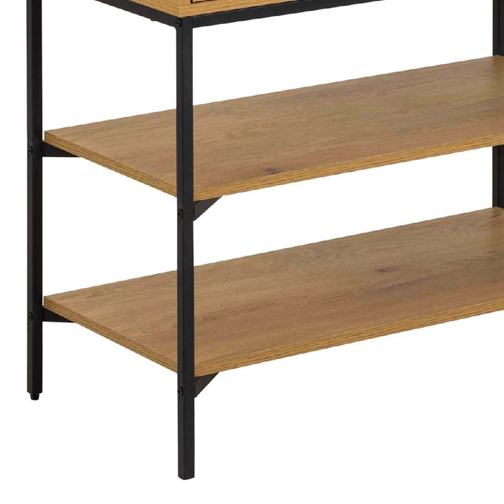 Jasper Wooden Storage Cabinet With 2 Doors 2 Shelves In Oak