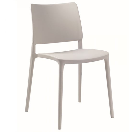 Javes Polypropylene Side Chair In Grey