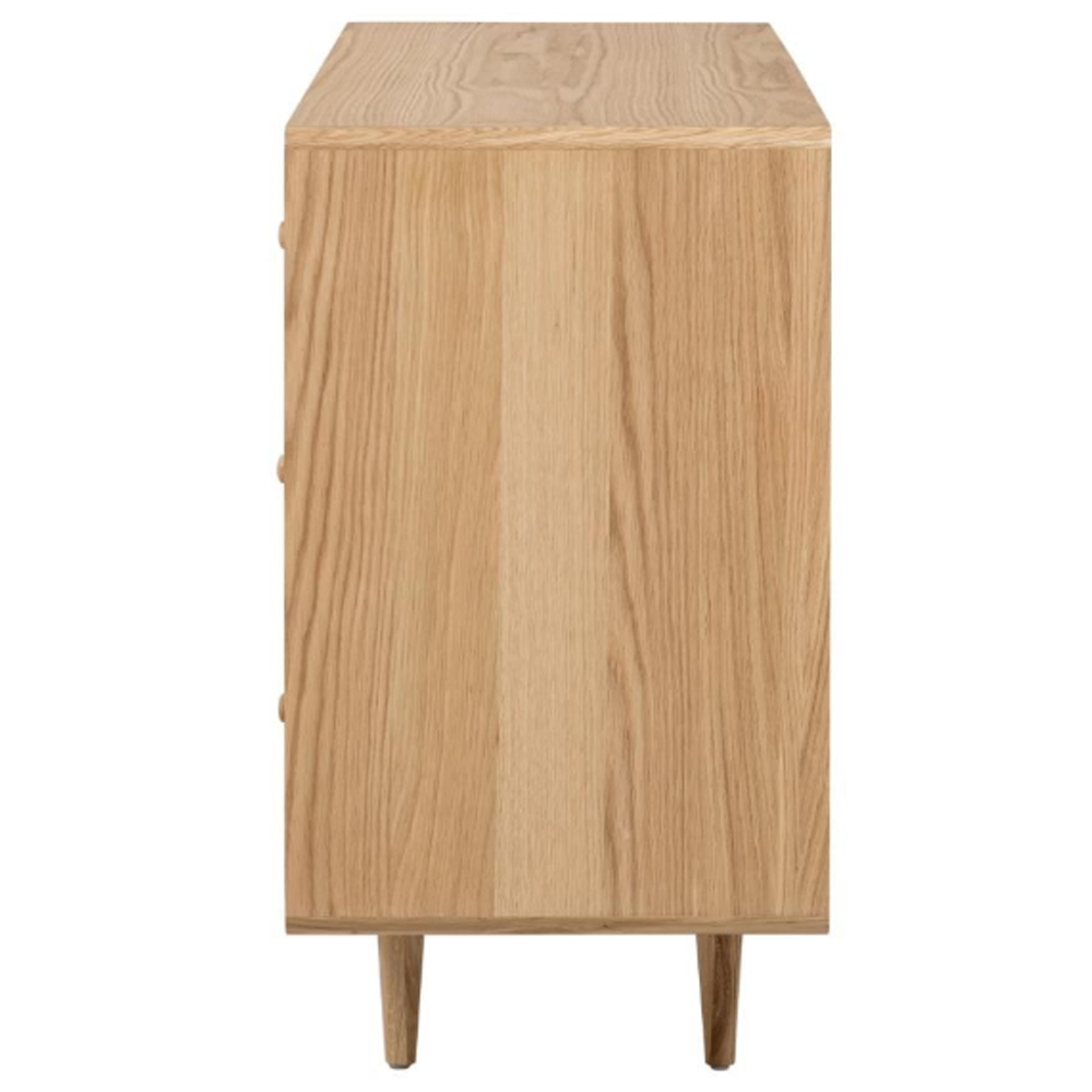Javion Wooden Chest Of 6 Drawers In Natural Oak