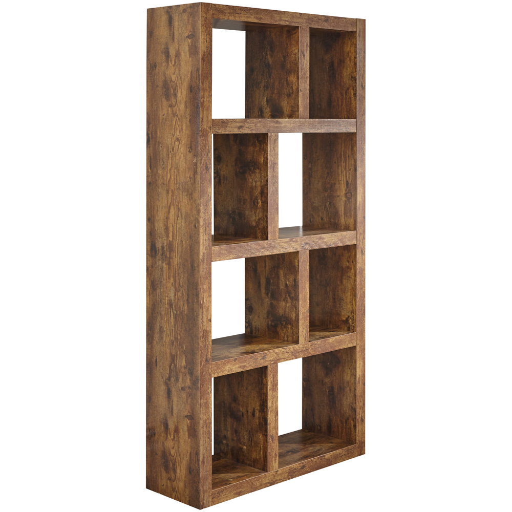 Jawcraig Wooden Shelving Unit With 8 Shelves In Brown