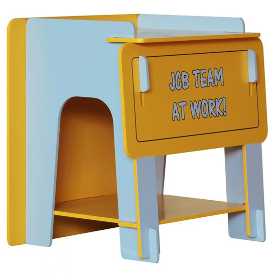 JCB Kids Bedside Cabinet In Yellow