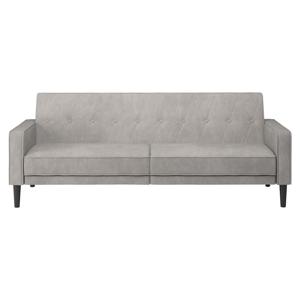 Jelaro Fabric Sofa Bed in Light Grey