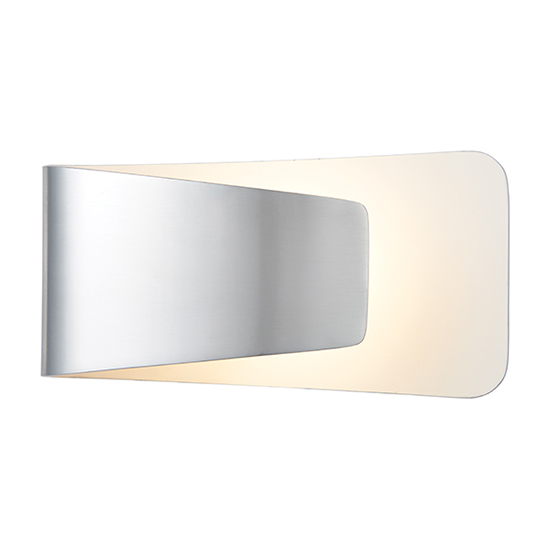 Photo of Jenkins led wall light in polished and matt white