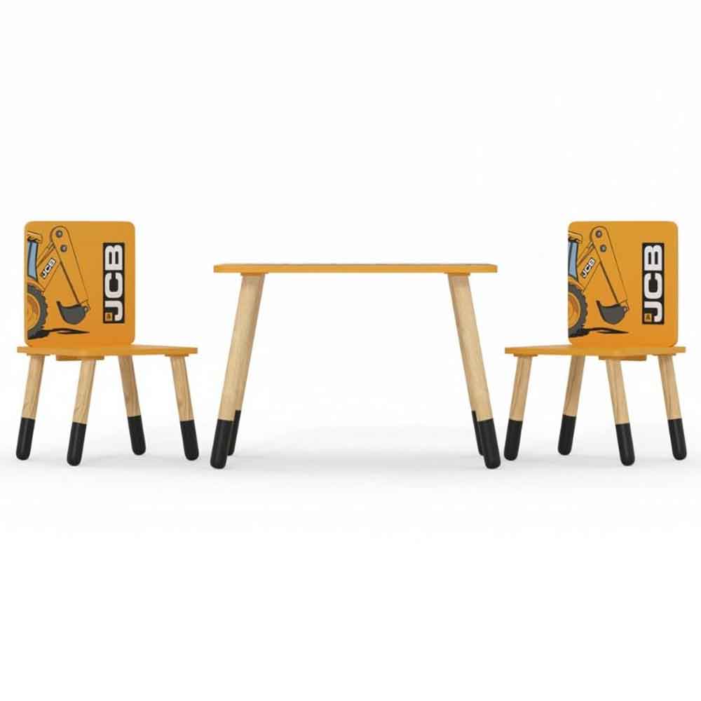 Jenks Wooden Childrens Table And 2 Chairs In Yellow