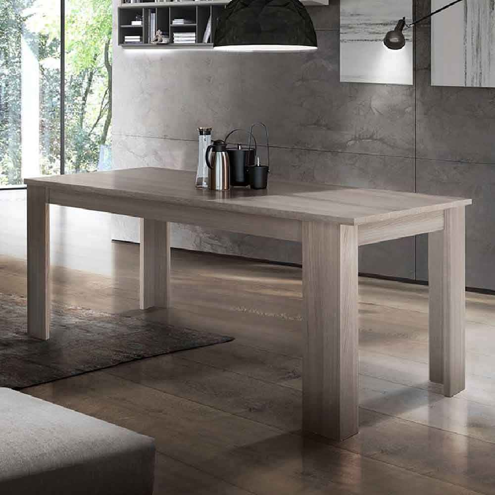 Jennings Medium Wooden Extending Dining Table In Elm