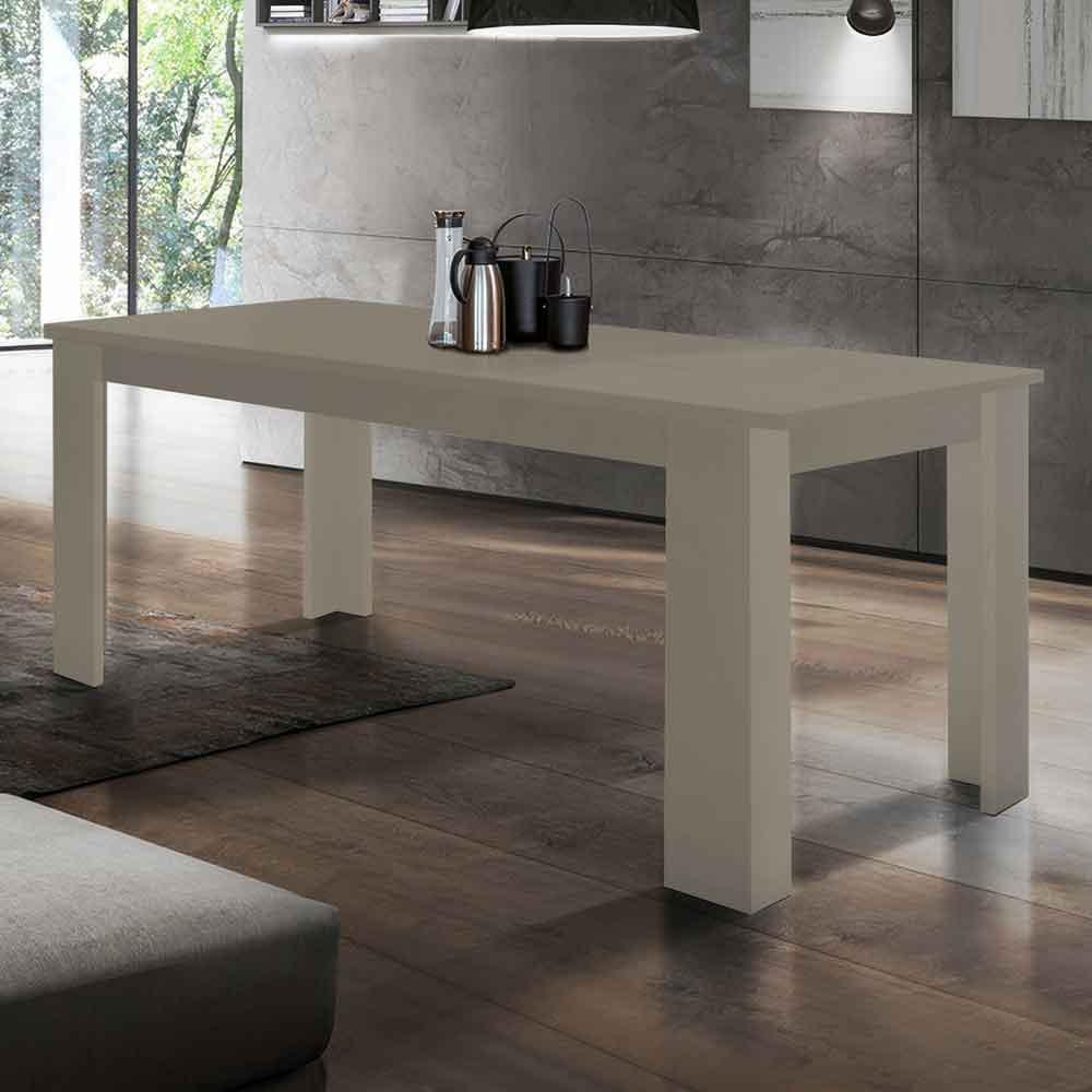 Jennings Medium Wooden Extending Dining Table In Taupe