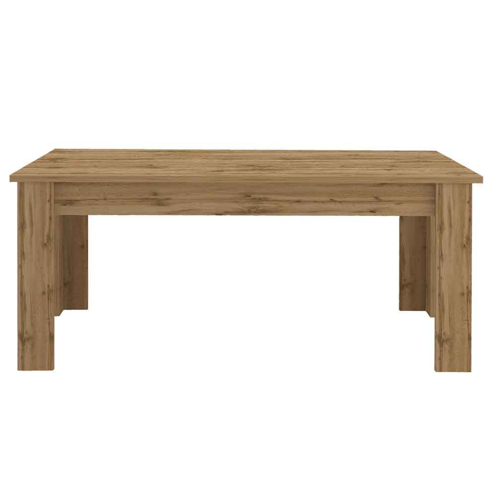 Jennings Medium Wooden Extending Dining Table In Wotan Oak