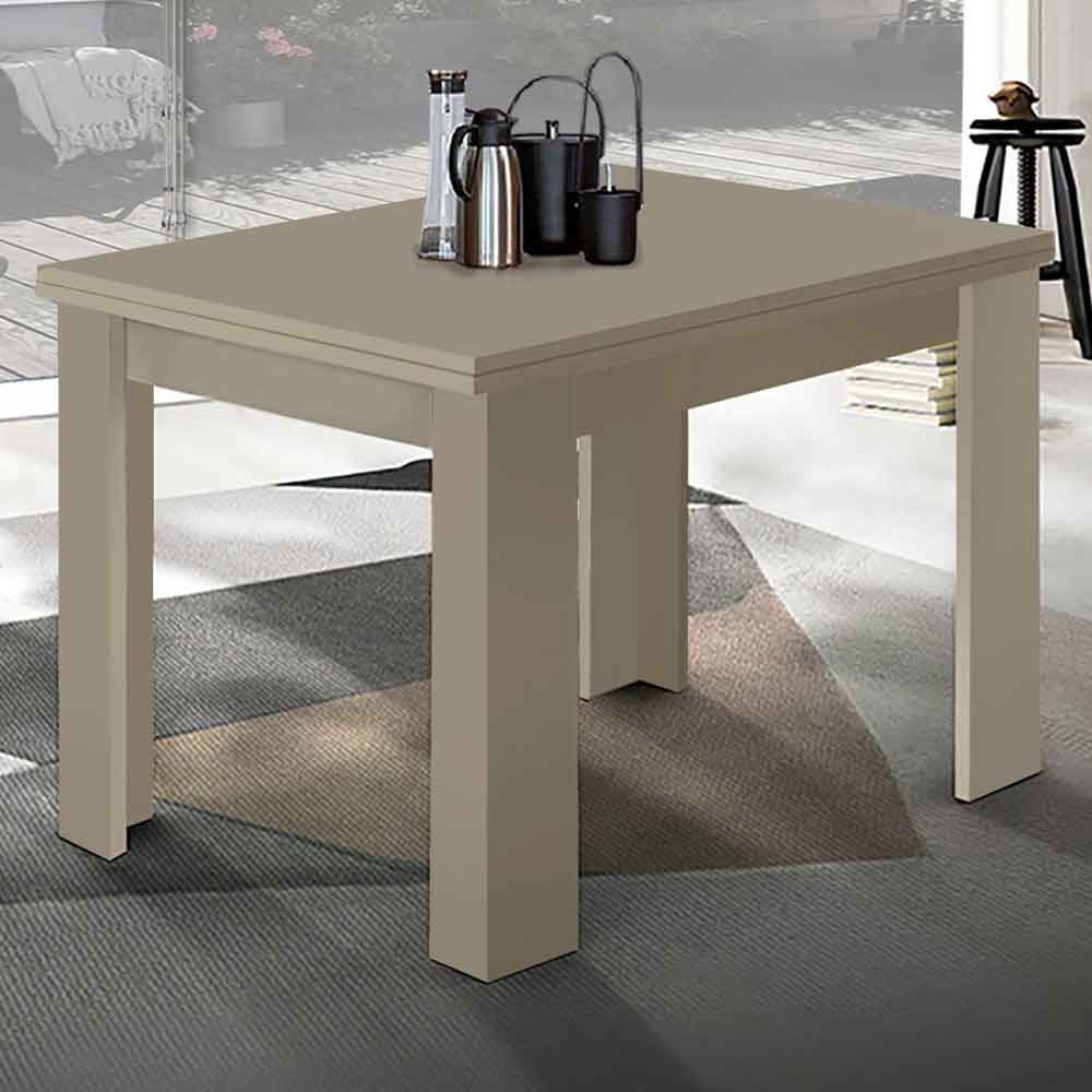 Jennings Small Wooden Extending Dining Table In Taupe