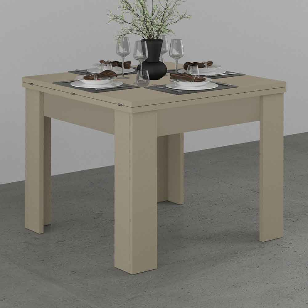 Jennings Small Wooden Extending Dining Table In Taupe