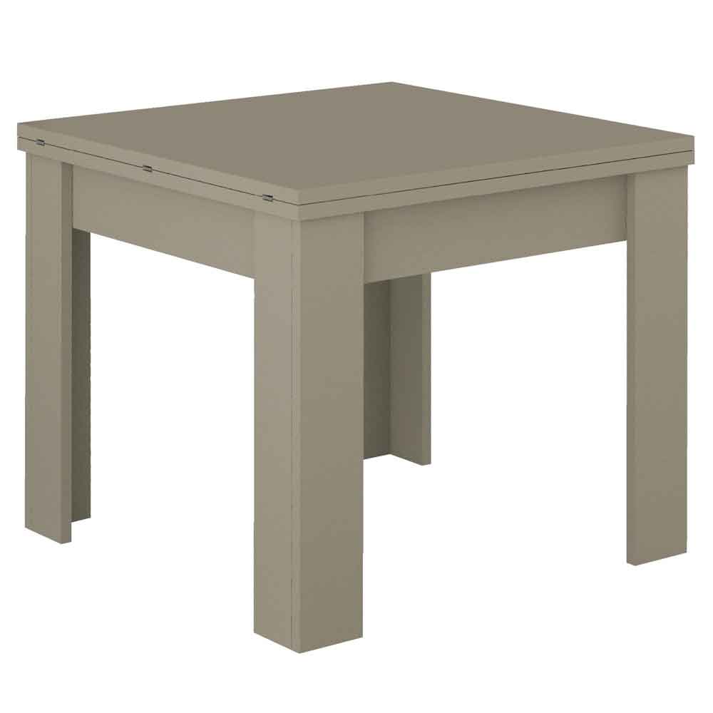 Jennings Small Wooden Extending Dining Table In Taupe