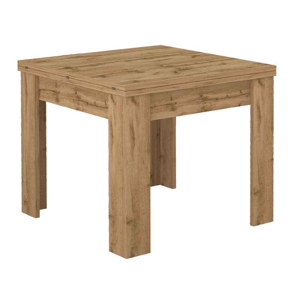 Jennings Small Wooden Extending Dining Table In Wotan Oak