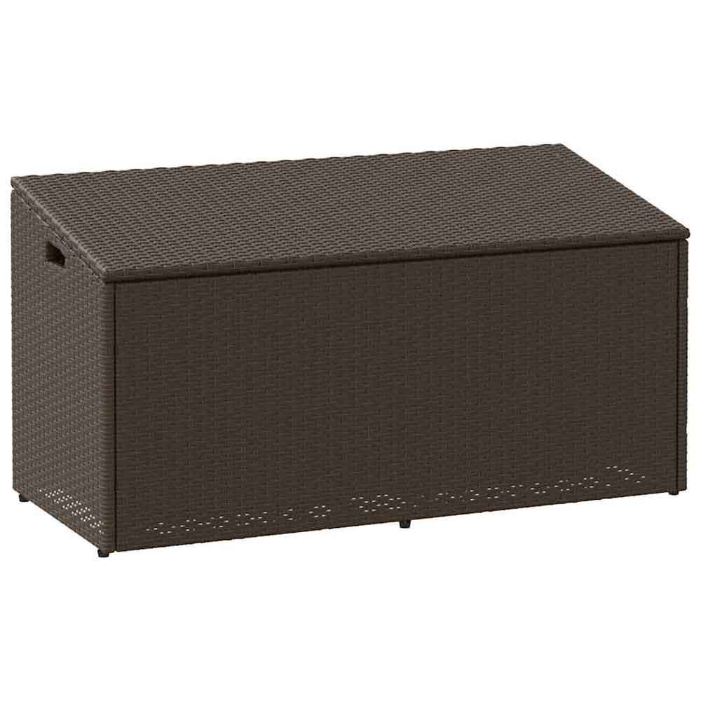 Jenrix Garden Poly Rattan Storage Box in Brown