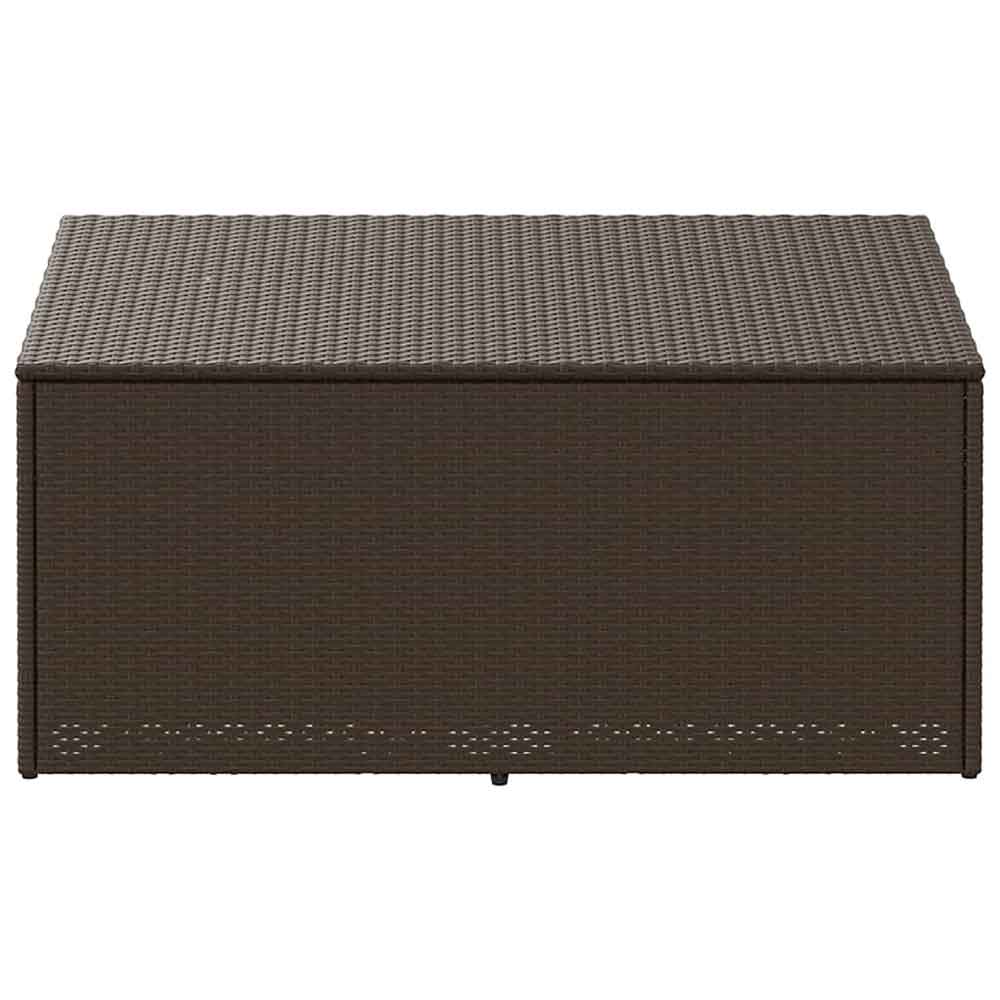 Jenrix Garden Poly Rattan Storage Box in Brown