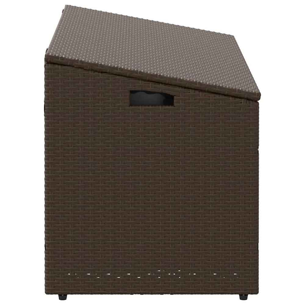 Jenrix Garden Poly Rattan Storage Box in Brown