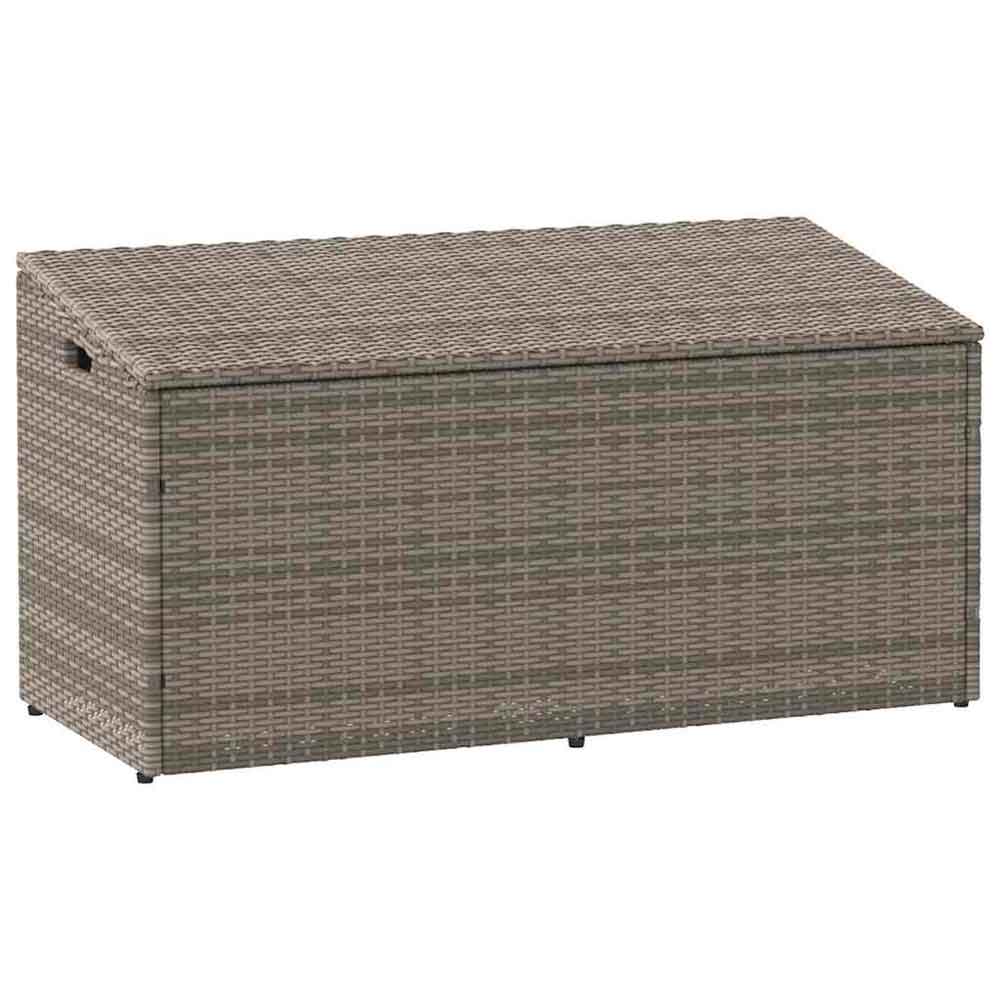 Jenrix Garden Poly Rattan Storage Box in Grey