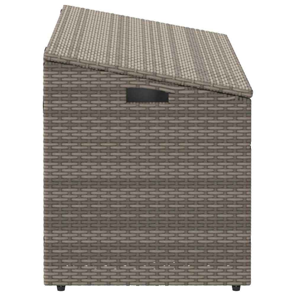 Jenrix Garden Poly Rattan Storage Box in Grey