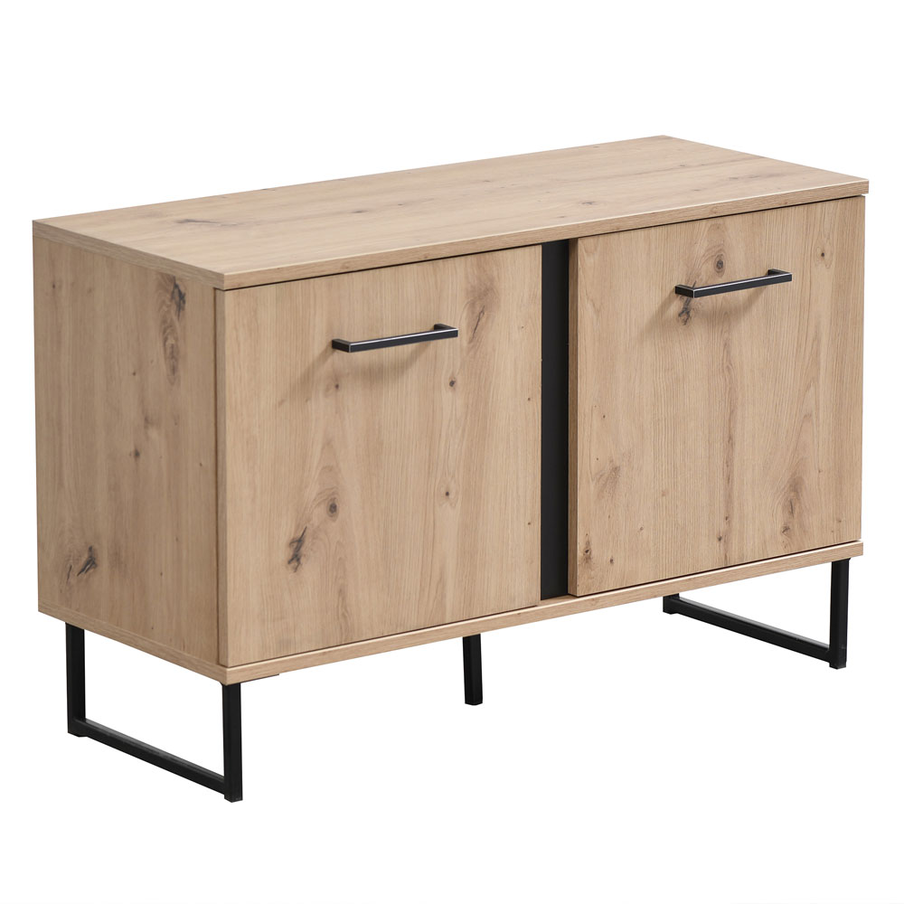 Jenvio Wooden Hallway Storage Bench in Artisan Oak