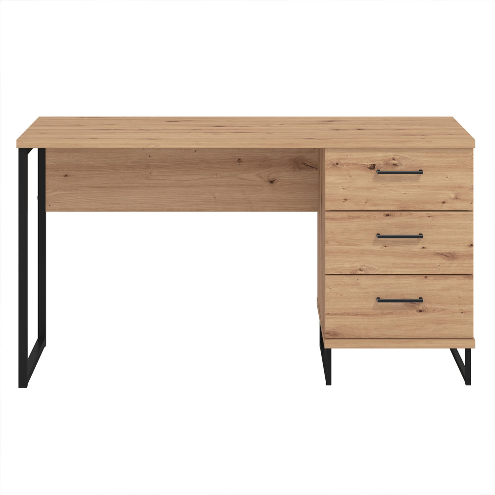 Jenvio Wooden Laptop Desk in Artisan Oak