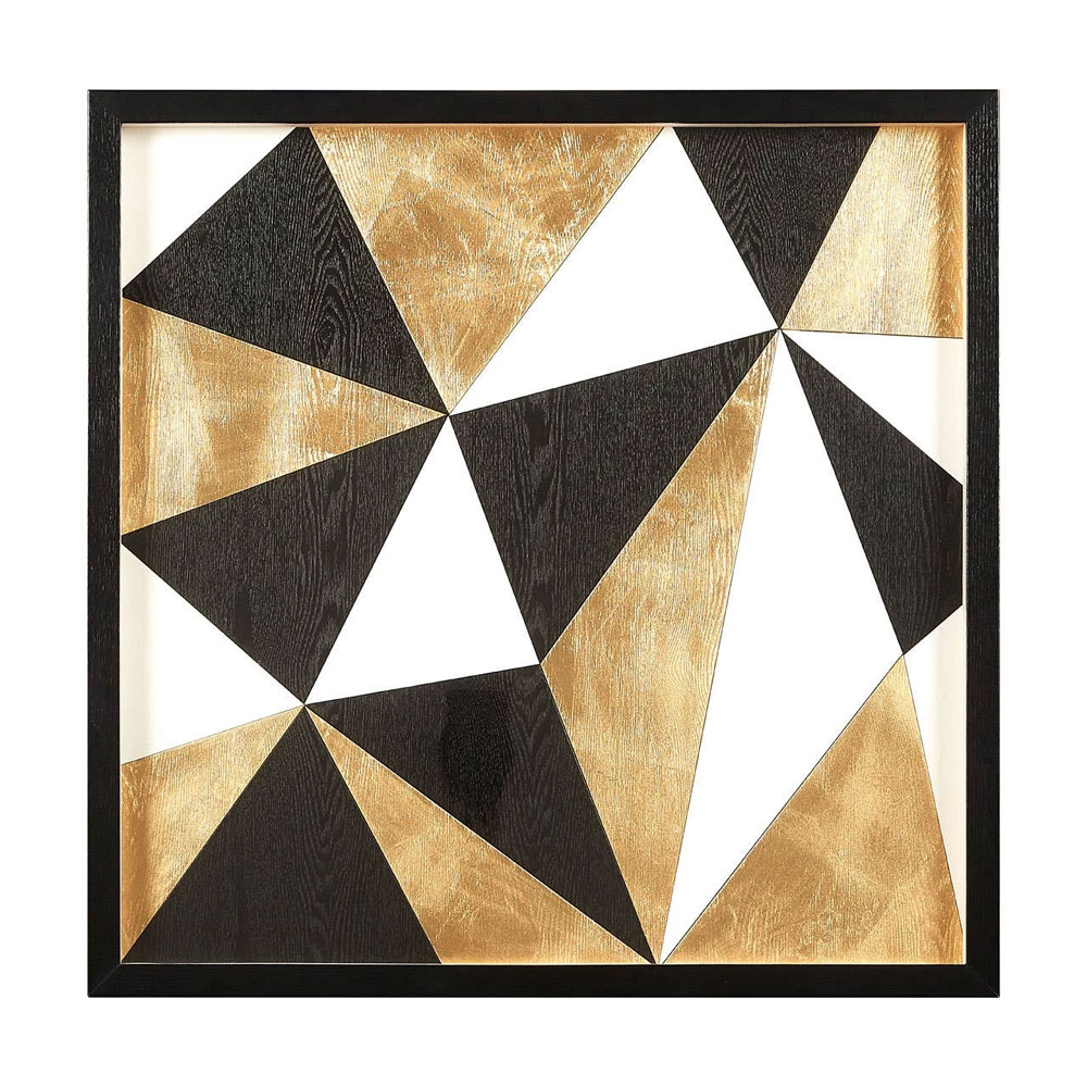 Jenvora Wooden Geo Wall Art in Multicolour