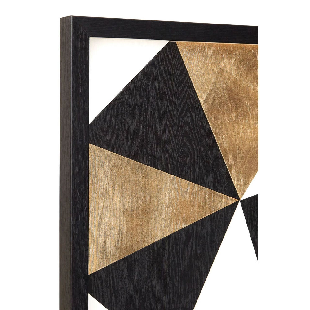 Jenvora Wooden Geo Wall Art in Multicolour