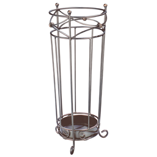 Jerome Metal Umbrella Stand In Anthracite