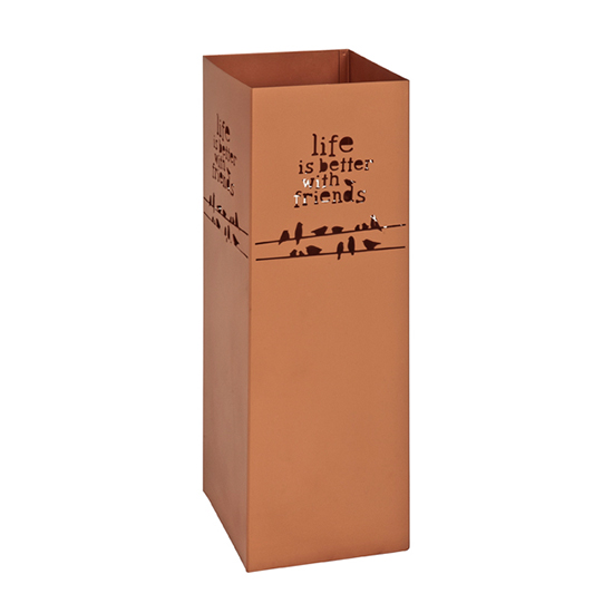 Jerome Metal Umbrella Stand In Copper_2