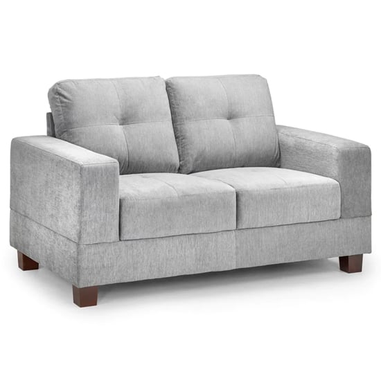 Product photograph of Jerri Fabric 2 Seater Sofa In Grey from Furniture in Fashion