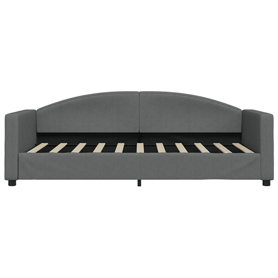 Jersey Fabric Daybed In Dark Grey