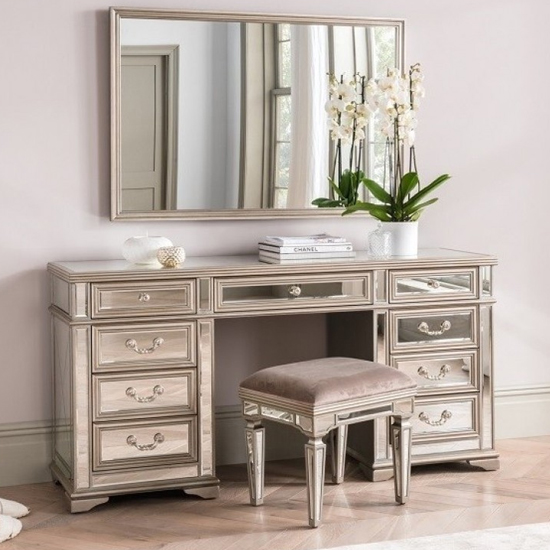 Cheap dressing table with mirror