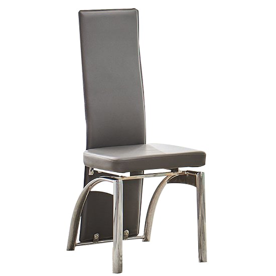 Jet Small Clear Glass Dining Table With 4 Romeo Grey Chairs_3